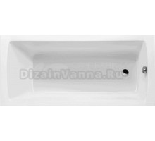 Акриловая ванна Excellent Aquaria 170x75 см, пристенная, белая, на ножках