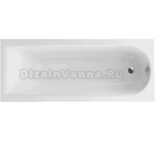 Акриловая ванна Excellent Aurum Slim 180x80 см, встраиваемая, белая, на ножках