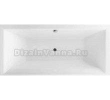 Акриловая ванна Excellent Crown Grand 190x90 см, пристенная, белая, на ножках