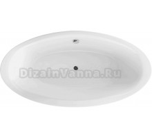 Акриловая ванна Excellent Lumina 190x95 см, отдельностоящая, белая, овальная, на ножках