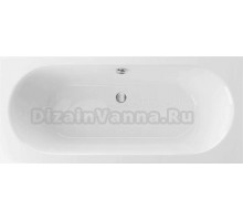 Акриловая ванна Excellent Oceana Slim 160x75 см, встраиваемая, белая, на ножках