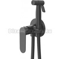 Гигиенический душ Cezares Stylus STYLUS-DIF-NOP С ВНУТРЕННЕЙ ЧАСТЬЮ, матовый черный