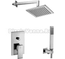 Душевой комплект Paffoni Elle KITEL015CR/MKING С ВНУТРЕННЕЙ ЧАСТЬЮ, верхний душ 30 см, хром