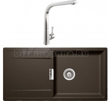 Комплект Мойка Schock Eton 60D Large Cristadur бронза + Смеситель MEGA Mega MG-SUN03