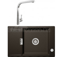 Комплект Мойка Schock Eton 60D Small Cristadur бронза + Смеситель MEGA Mega MG-SUN03