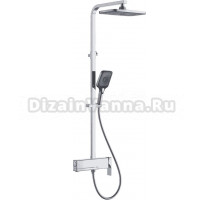 Душевая стойка Rose R1036 хром