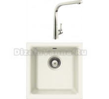 Комплект Мойка Schock Euro 40 (N-100) Cristalite альпина + Смеситель MEGA Mega MG-SUN03