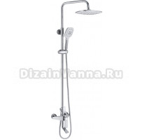 Душевая стойка Rose R1336 хром