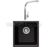 Комплект Мойка Schock Euro 40 (N-100) Cristalite оникс + Смеситель MEGA Mega MG-SUN03