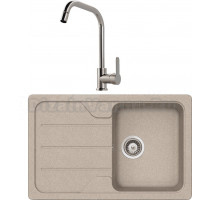 Комплект Мойка Schock Formhaus 45 D Cristalite саббиа + Смеситель MEGA City MG- ZRV104 хром