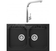 Комплект Мойка Schock Formhaus 80 Cristalite оникс + Смеситель MEGA Mega MG-SUN03