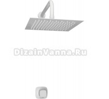 Душевой комплект Wasserkraft Saale A9551.146.254 С ВНУТРЕННЕЙ ЧАСТЬЮ, белый