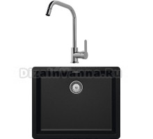 Комплект Мойка Schock Greenwich 60 Cristadur магма + Смеситель MEGA City MG- ZRV104 хром