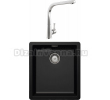 Комплект Мойка Schock Greenwich 700897U 45 Cristadur магма + Смеситель MEGA Mega MG-SUN03