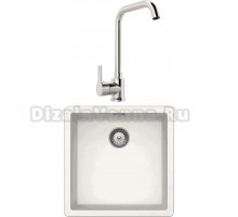 Комплект Мойка Schock Greenwich 700904 50 Cristadur поларис + Смеситель MEGA Ege MG-PL10 хром