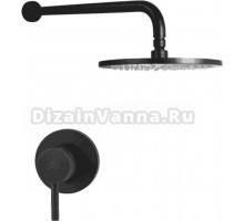 Душевой комплект Paffoni Light KITLIG011NO С ВНУТРЕННЕЙ ЧАСТЬЮ, черный