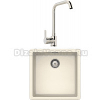 Комплект Мойка Schock Greenwich 700908F 50 Cristadur магнолия + Смеситель MEGA Ege MG-PL10 хром