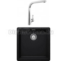 Комплект Мойка Schock Greenwich 700909 50 Cristadur пуро + Смеситель MEGA Mega MG-SUN03