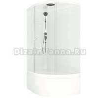 Душевая кабина Melodia della vita Classica MB01014 120х80, с высоким поддоном, L
