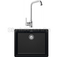 Комплект Мойка Schock Greenwich 701040U 60 Cristadur магма + Смеситель MEGA Ege MG-PL10 хром