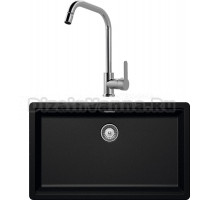 Комплект Мойка Schock Greenwich 80 Cristadur магма + Смеситель MEGA City MG- ZRV104 хром