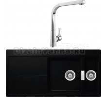 Комплект Мойка Schock Horizont 60D (D-150) Cristadur пуро + Смеситель MEGA Mega MG-SUN03