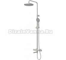 Душевая стойка Cezares Relax RELAX-CVD-IN со смесителем и изливом, сатин