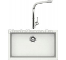 Комплект Мойка Schock Lahti 80 Cristalite альпина + Смеситель MEGA Mega MG-SUN03