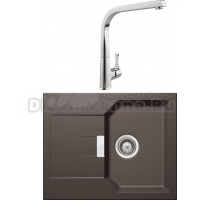 Комплект Мойка Schock Manhattan 40D Cristalite инка + Смеситель MEGA Mega MG-SUN03