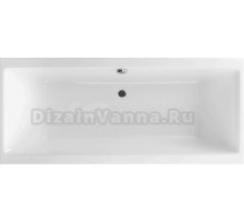 Акриловая ванна Excellent Pryzmat 190x90 см, встраиваемая, белая, на ножках