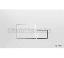 Кнопка смыва Toni Arti Tocco TA-0062 белый глянец