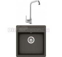 Комплект Мойка Schock Nemo 50 (N-100S) Cristalite баварский камень + Смеситель MEGA Ege MG-PL10 хром