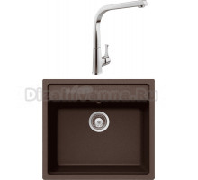 Комплект Мойка Schock Nemo 60 (N-100) Cristalite мокка + Смеситель MEGA Mega MG-SUN03