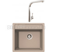 Комплект Мойка Schock Nemo 60 (N-100) Cristalite саббиа + Смеситель MEGA Mega MG-SUN03