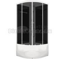 Душевая кабина Melodia della vita Classica MB01032 80х80, с высоким поддоном