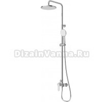 Душевая стойка Cezares Stylus STYLUS-CD-01 со смесителем, хром