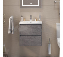 Тумба под раковину без столешницы BelBagno Kraft 39 50 cemento grigio