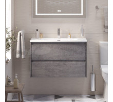 Тумба под раковину без столешницы BelBagno Kraft 39 80 cemento grigio