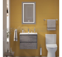 Мебель для ванной комнаты BelBagno Kraft 39 60 cemento grigio, раковина BB-8099-3-60