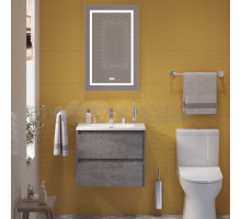 Мебель для ванной комнаты BelBagno Kraft 39 70 cemento grigio, раковина BB-8099-3-70
