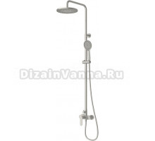 Душевая стойка Cezares Stylus STYLUS-CD-IN со смесителем, сатин