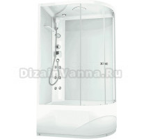 Душевая кабина Melodia della vita Classica MB01012 120х80, с высоким поддоном, L