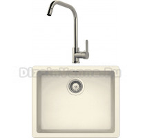 Комплект Мойка Schock Soho 60 (N-100) Cristadur магнолия + Смеситель MEGA City MG- ZRV104 хром