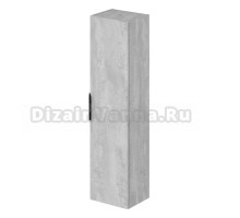 Шкаф пенал в ванную Ika Alta 30 300х250х1200 Бетонный Камень навесной