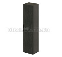 Шкаф пенал в ванную Ika Alta 30 300х250х1200 Морское дерево Карбон навесной