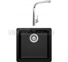 Комплект Мойка Schock Soho 700362U 50 (N-100S) Cristadur магма + Смеситель MEGA Mega MG-SUN03