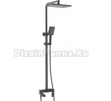 Душевая стойка Rose R1556H черная