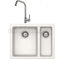 Комплект Мойка Schock Soho 700508U 60 Plus (N-150) Cristadur поларис + Смеситель MEGA City MG- ZRV104 хром