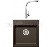 Комплект Мойка Schock Vero 50 Cristadur бронза + Смеситель MEGA Mega MG-SUN03