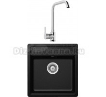 Комплект Мойка Schock Vero 50 Cristadur магма + Смеситель MEGA Ege MG-PL10 хром